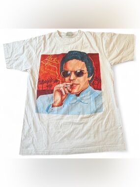 Vintage Hector Lavoe Recordando a Felipe Pirela Oceanbay Artwear Cotton T-Shirt